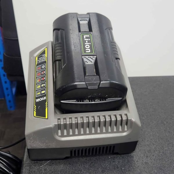 RYOBI NON GENERIC BATTERY AND GENERIC CHARGER #GN355043 - Image 8