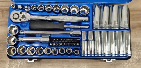 Kincrome 54 Piece Metric and Imperial Socket Set TW364096 - Image 3
