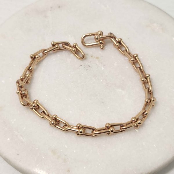 LADIES 18CT ROSE GOLD TIFF & CO BRACELET #GN356944 - Image 5