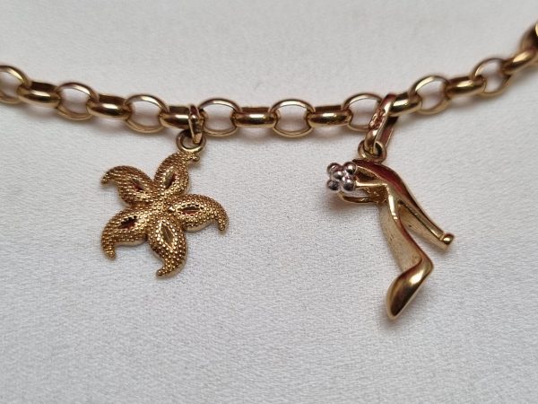 9ct Yellow Gold Charm Bracelet TW329868 - Image 9