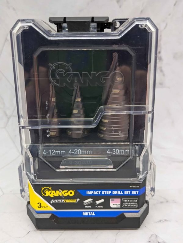 Sealed Kango 3 Pce Impact Step Drill Bit Set (Metal) - BP371116 - Image 2