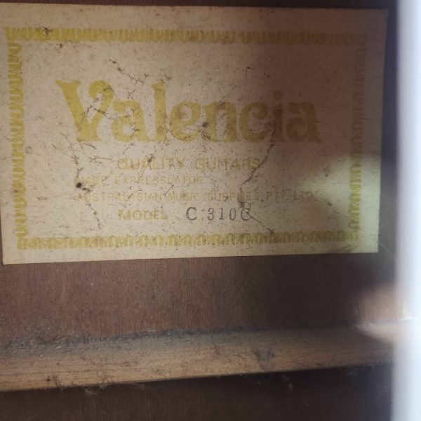 VALENICA GUITAR ACOUSTIC #GN375875 - Image 26