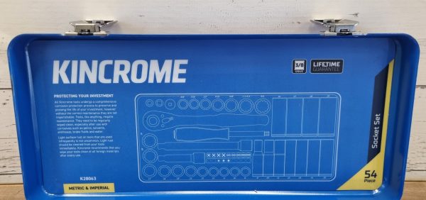 Kincrome 54 Piece Metric and Imperial Socket Set TW364096 - Image 8