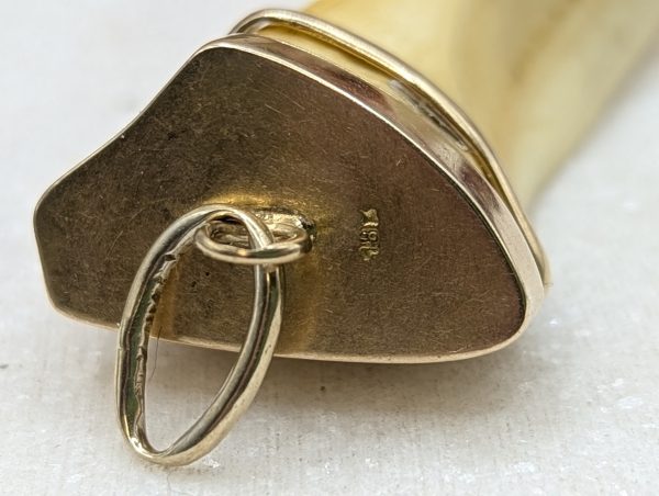 Mens 18CT Yellow Gold Tooth Pendant (14.3gms) - BP373715 - Image 4