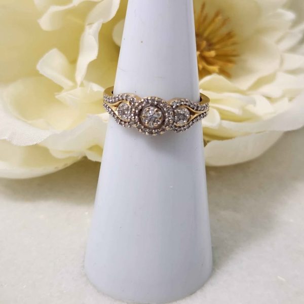 LADIES 18CT YELLOW GOLD RING #GN367696 - Image 7