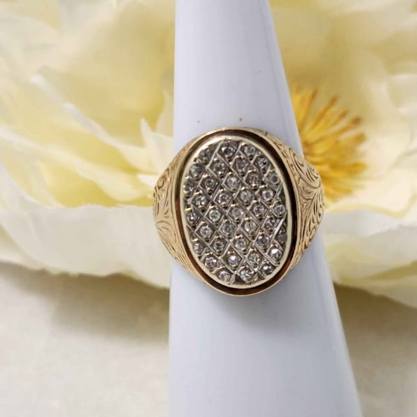 LADIES 9CT YELLOW GOLD RING #GN368893 - Image 9