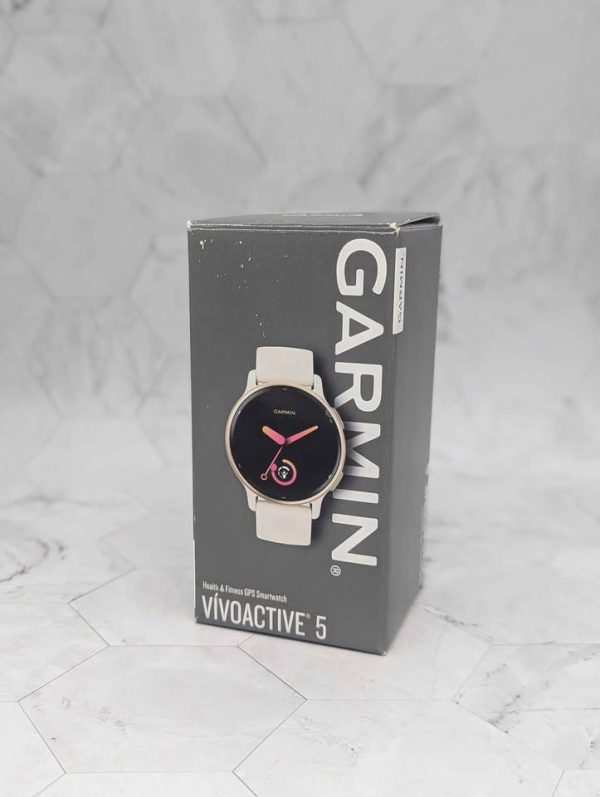 Ladies White Garmin Watch VIVOACTIVE 5 Fitness GPS Smartwatch - BP371880