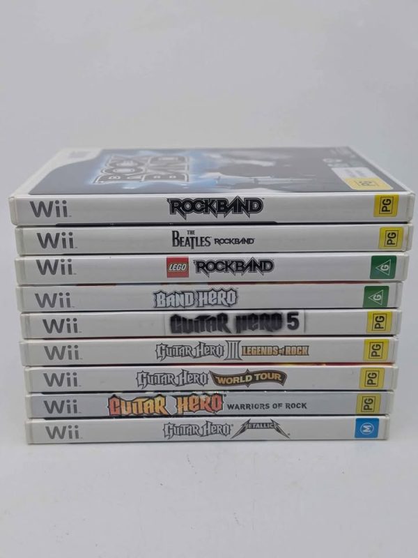 Nintendo Wii Guitar Hero Controller & Games - BL372485 - Image 6