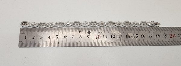 Valuated 18CT White Gold and Diamond Bracelet - IP304967 - Image 14