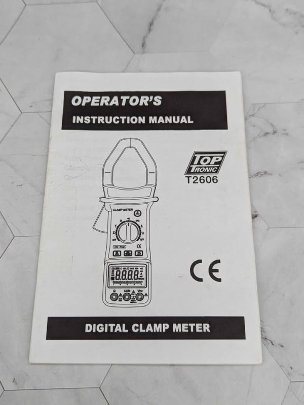 TopTronic AC/DC Clamp Meter (T2606) - BP371724 - Image 7