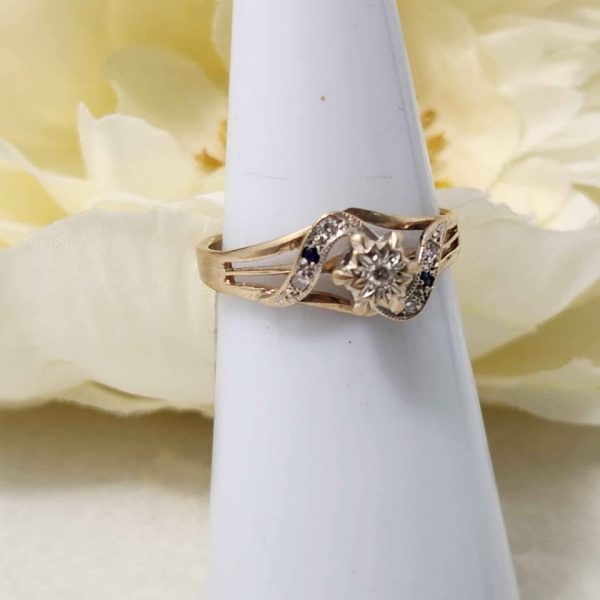 LADIES 9CT YELLOW GOLD RING #GN369613 - Image 10