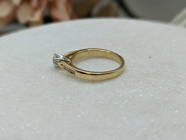Ladies 18CT Yellow Gold Diamond Solitaire Ring (3.9gms) - BP312929 - Image 5