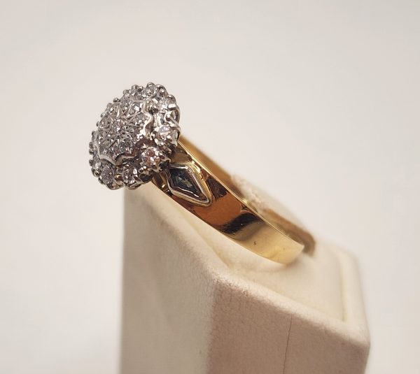 Valuated 18CT Yellow Gold Illusion Diamonds and Sapphire - IP354362 - Image 5