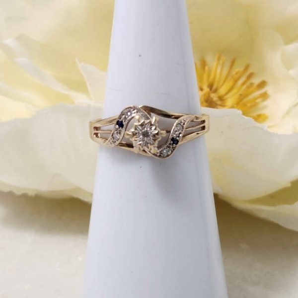 LADIES 9CT YELLOW GOLD RING #GN369613 - Image 9