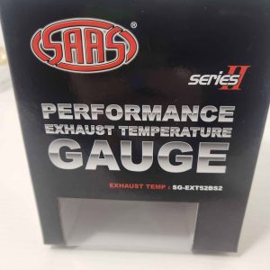SASS EXHAUST TEMP GAUGE MUSCLE SERIES BLACK 12V #GN371741