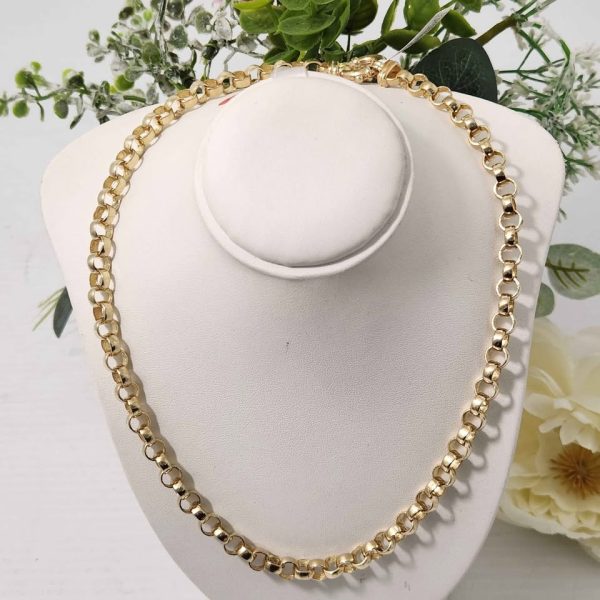 LADIES 9CT YELLOW GOLD NECKLACE #GN369367 - Image 8