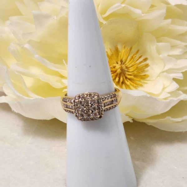 LADIES 9CT YELLOW GOLD RING #GN371325 - Image 7