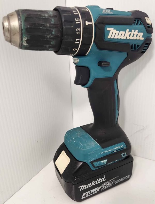 MAKITA DHP485 18V BRUSHLESS HAMMER DRILL WITH 4AH BATTERY #GN372857 - Image 12