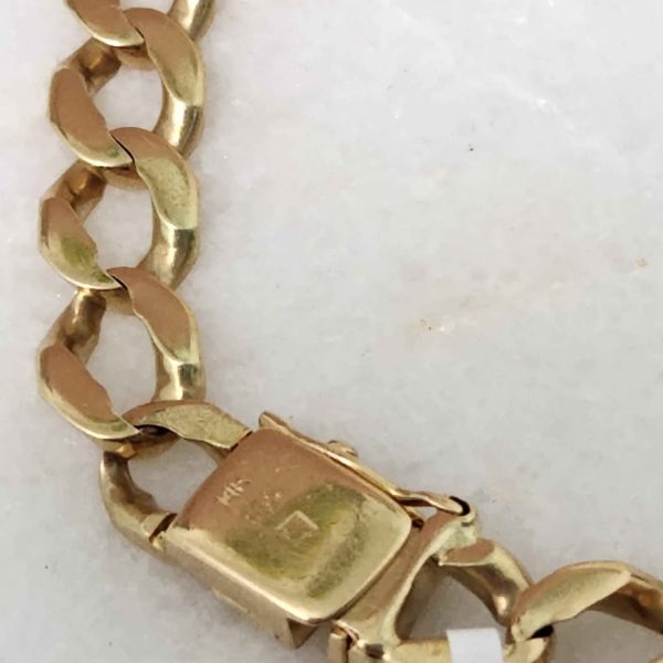 LADIES 14CT YELLOW GOLD BRACELET #GN370136 - Image 9