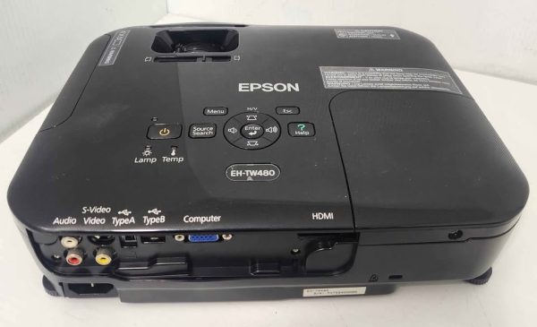 Epson Widescreen LCD Projector EH-TW480 in bag - #GN344139 - Image 12