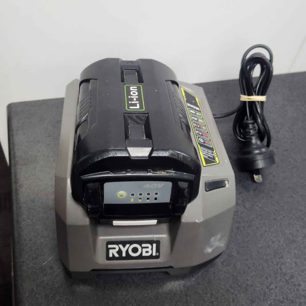 RYOBI NON GENERIC BATTERY AND GENERIC CHARGER #GN355043 - Image 6
