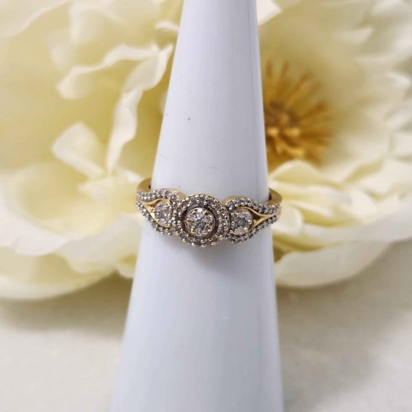 LADIES 18CT YELLOW GOLD RING #GN367696 - Image 10