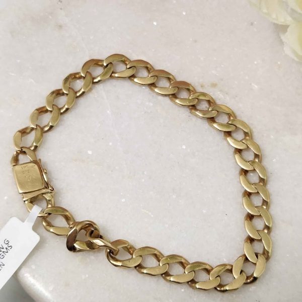 LADIES 14CT YELLOW GOLD BRACELET #GN370136 - Image 2