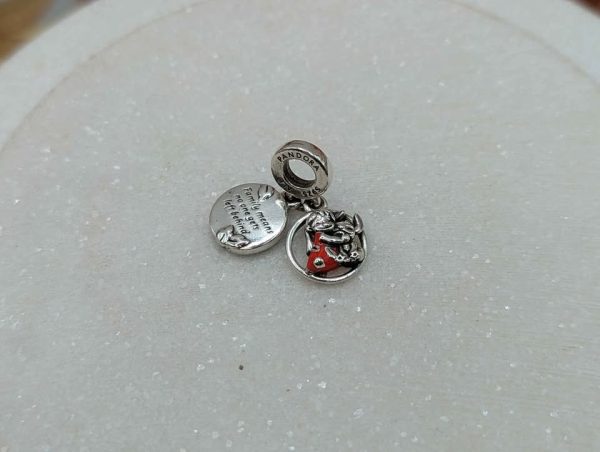 Pandora Sterling Silver Lilo & Stitch Dangle Charm (3.7gms) - BP375375