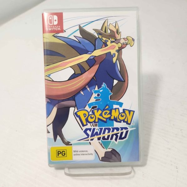 NINTENDO SWITCH POKEMON SWORD GAME IN CASE #GN375154