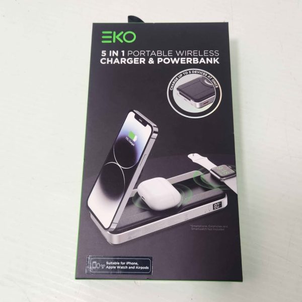 EKP 5 IN 1 PORTABLE WIRELESS CHARGER AND POWERBANK #GN371733 - Image 16