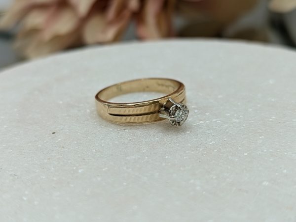 Ladies 14CT Yellow Gold Solitaire Ring (3.1gms) - BP325735 - Image 6