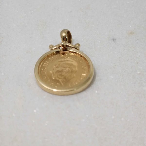 MICHAEL HILL 22CT YELLOW GOLD SOVEREIGN WITH 10CT HOLDER/CLASP #GN375393 - Image 13