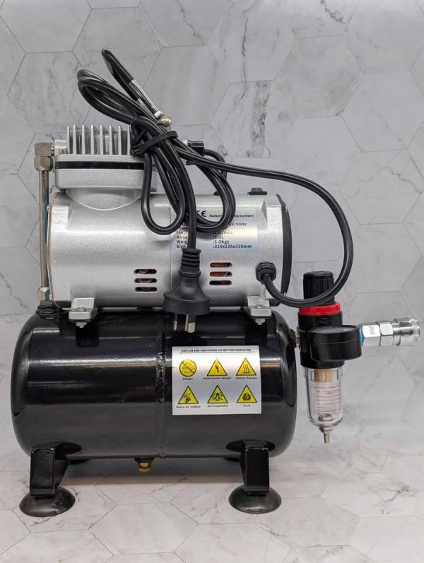 Vevor 1/5HP 3L Air Brush Compressor - BP379046 - Image 4