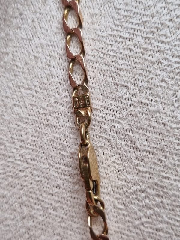 9ct Yellow Gold Curb Link Chain TW339776 - Image 6