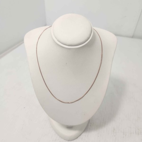 9CT ROSE GOLD THIN CHAIN - GN336748