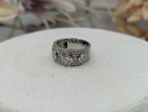 Valuated Ladies 18CT White Gold and Diamond Set Ring (7.27gms) - BP345137