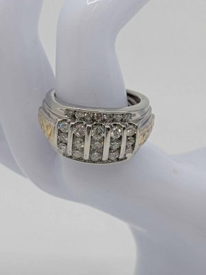 Men's 10ct White Gold Diamond Ring - BL328464