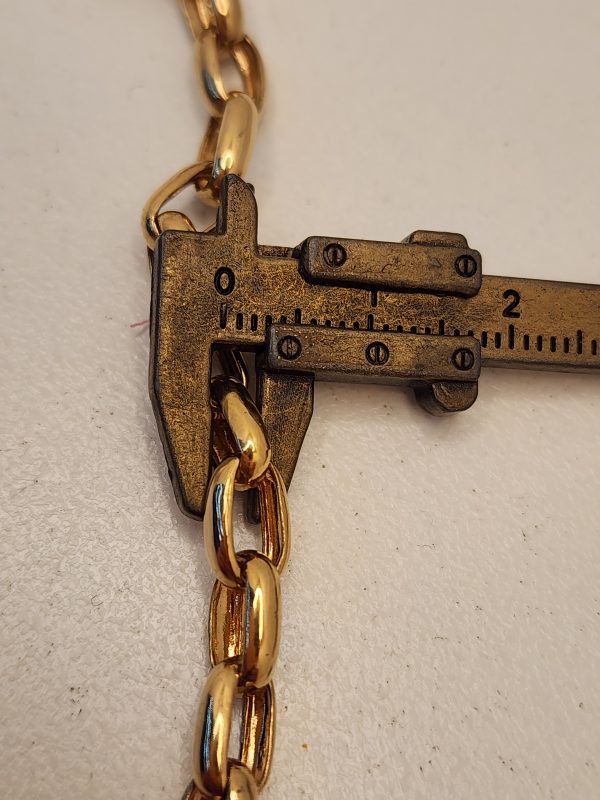 Ladies 9CT Yellow Gold Belcher Necklace 55CM - IP333337 - Image 6