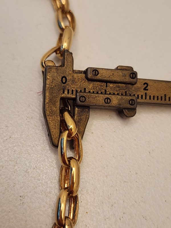 Ladies 9CT Yellow Gold Belcher Necklace 55CM - IP333337 - Image 13
