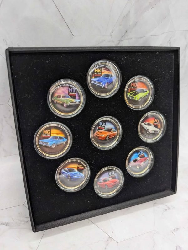 Holden Monaro Gold Plated 9 Piece Coin Collection with C.O.A - BP378755 - Image 4