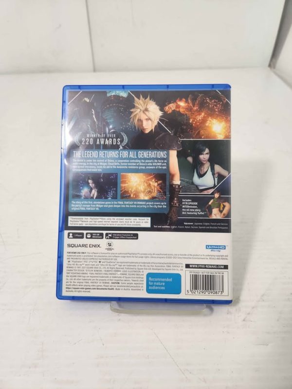 FINAL FANTASY VII PLAYSTATION 5 GAME #GN376809 - Image 5
