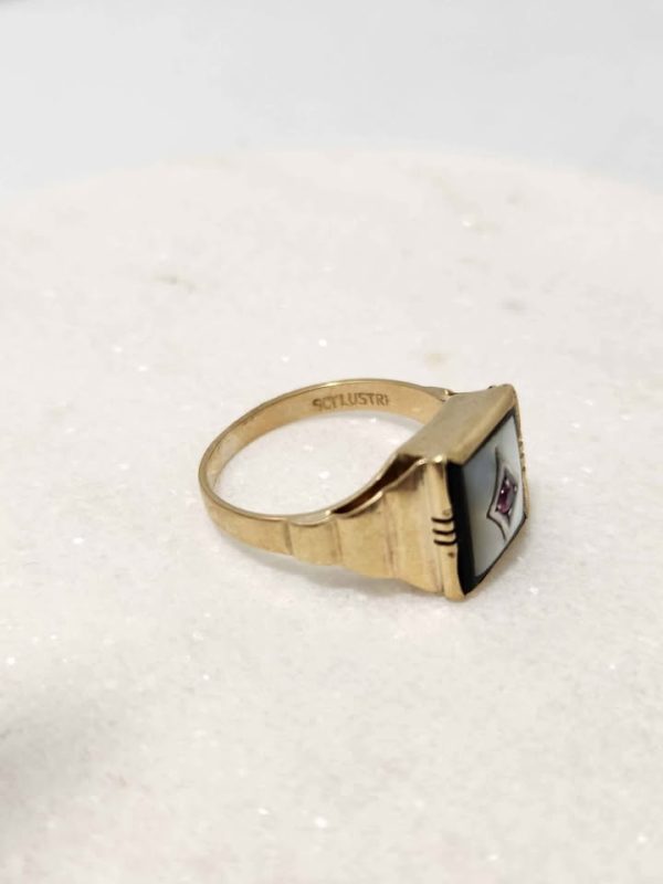9CT YELLOW GOLD RING #GN371962 - Image 11