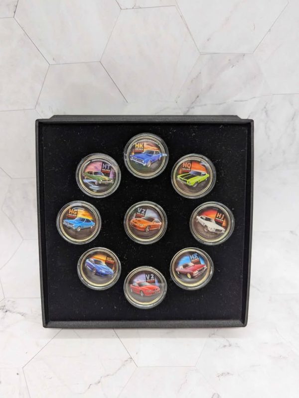 Holden Monaro Gold Plated 9 Piece Coin Collection with C.O.A - BP378755 - Image 3