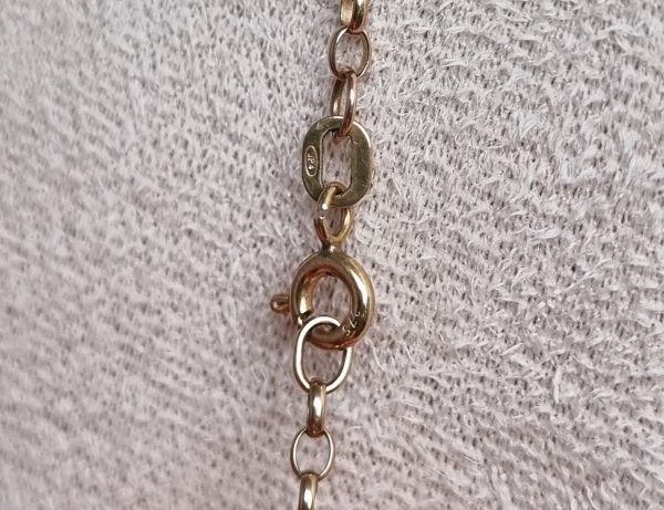 9ct Yellow Gold Belcher Link Necklace TW354563 - Image 8