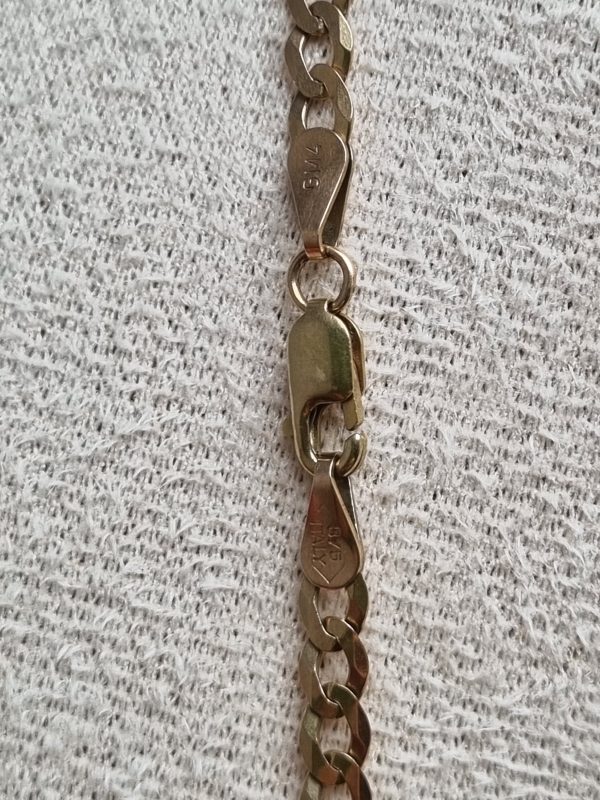 9ct Yellow Gold Curb Link Chain TW360973 - Image 3