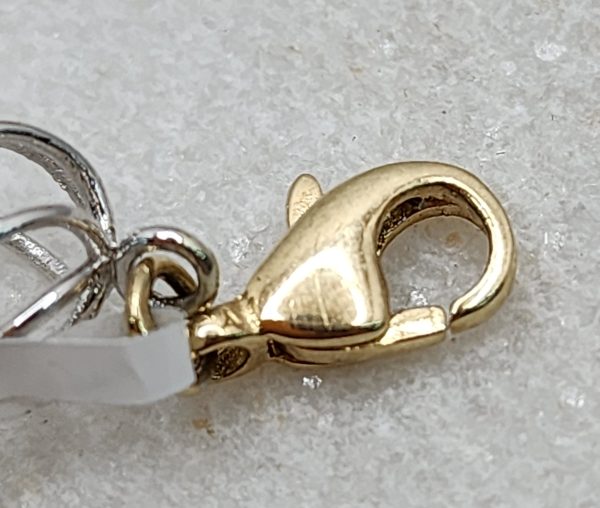 Ladies 9CT Yellow And White Gold Orb Bracelet - IP334911 - Image 8