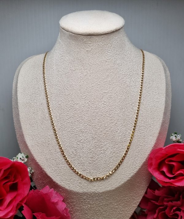 9ct Yellow Gold Curb Link Chain TW374098