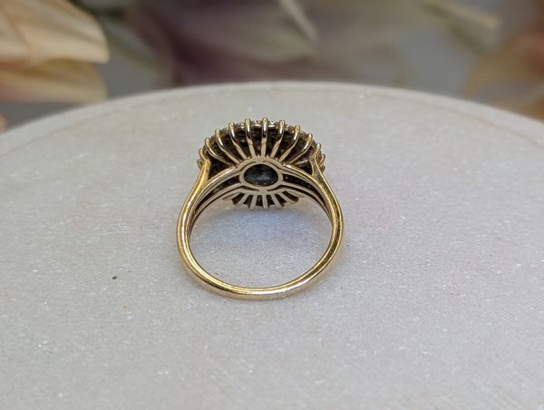 Lady's 9CT Yellow Gold Diamond Dress Ring (4.6gms) - BP305792 - Image 4
