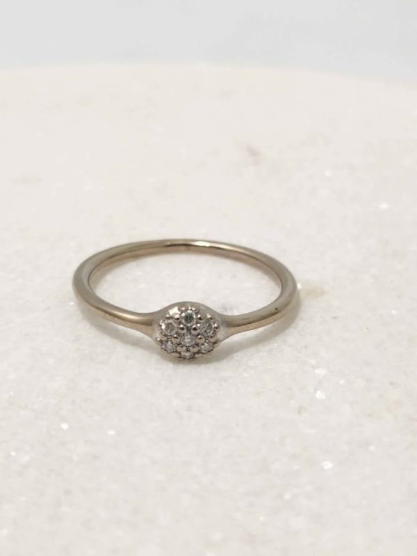 18CT WHITE GOLD RING #GN374604 - Image 11