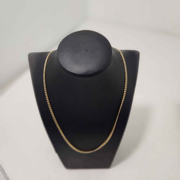 MENS 10CY YELLOW GOLD CHAIN LINK NECKLACE #GN373771 - Image 7